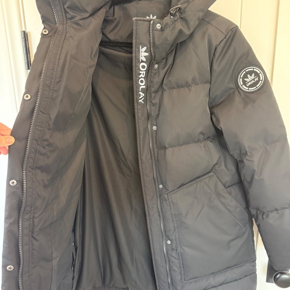 OROLAY BLACK PUFFER COAT, BLACK, MEDIUM - Picture 4 of 7